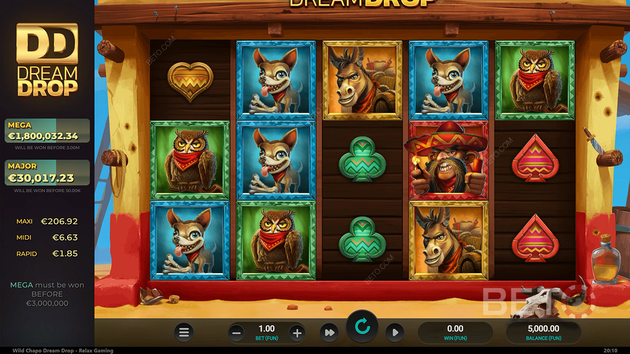 Wild Chapo Dream Drop 無料プレイ