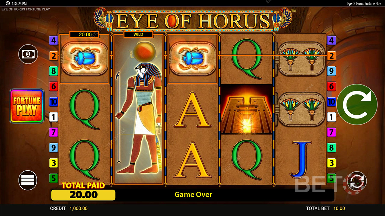 Eye of Horus Fortune Play 無料プレイ