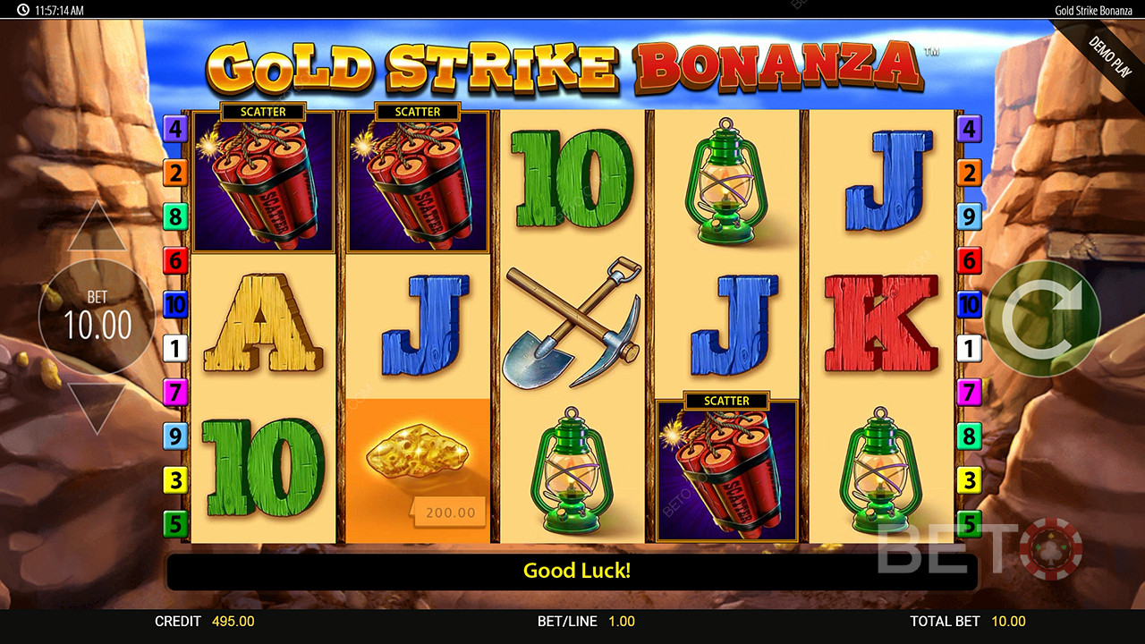 Gold Strike Bonanza Fortune Play 無料プレイ