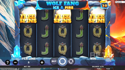 (2025) Wolf Fang - Ice & Fire スロット -無料プレイとレビュー